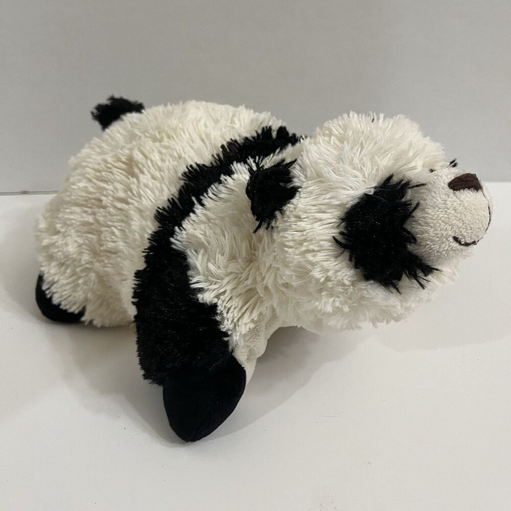 Pillow Pets Pee-Wees Panda Plush Opens Into Mini Pillow 2010 Stuffed Animal
